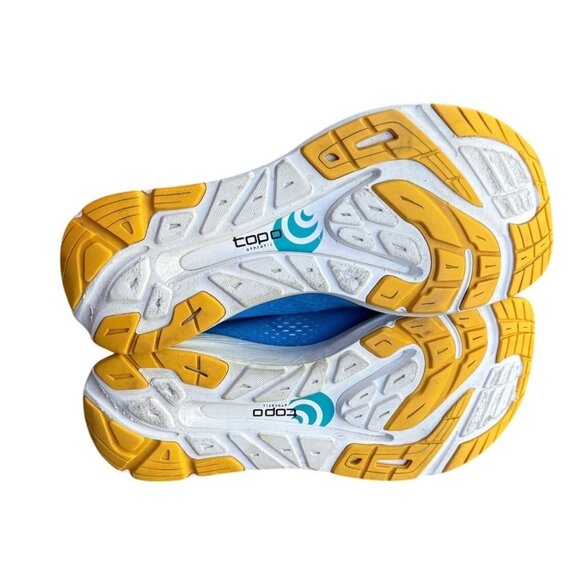 Topo Athletic Women's W-Cyclone Sky/Gold Running Shoes.Size 8 US - Picture 10 of 14
